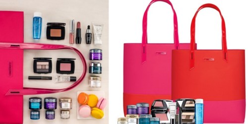 Macy’s.com: FREE 6-Piece Gift Set with ANY $35+ Lancôme Purchase (Includes a Free Tote Bag!)