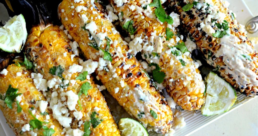 mexican street corn with lime