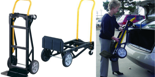 Convertible Hand Truck & Dolly Only $36 (Regularly $86) – Handles Up To 400 Pounds