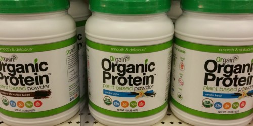 Amazon: Orgain Organic Vanilla Bean Protein Powder 2lb Container Only $16 Shipped