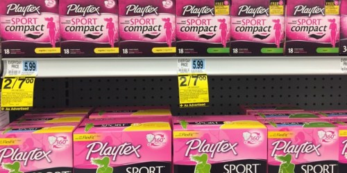 Rite Aid: Playtex Sport Tampons 18-Count Only $1.50 Each After Points (Regularly $5.99)