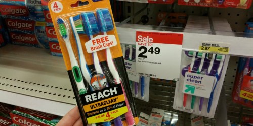 Target: Reach Ultraclean Toothbrushes 50¢ Each (No Coupons Needed) + More