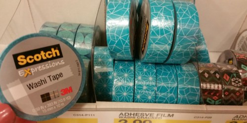 Target: Scotch Expressions Washi Tape Only 99¢