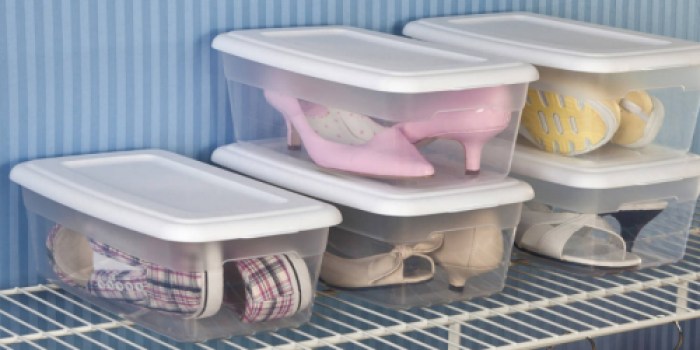 Walmart: 36 Pack Sterilite 6 Quart Storage Boxes Only $27.84 (Just 77¢ Per Box)