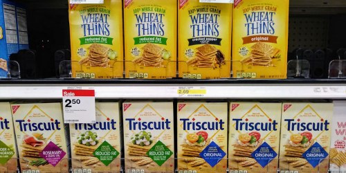 Target: Wheat Thins Crackers $1.50 Per Box + More