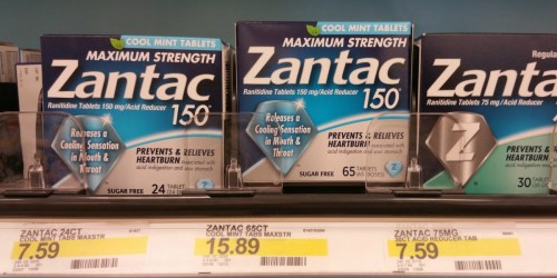 High Value $3/1 Zantac Coupon = 24-Count Tablets Only $0.69 at Target (Regularly $7.59)