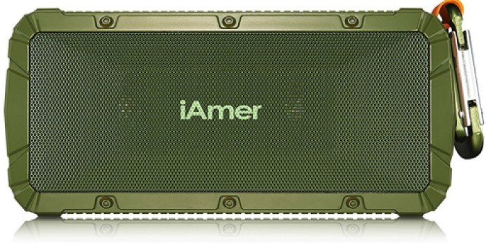 Amazon: iAmer Waterproof Wireless Bluetooth Speaker Just $25.91 (Great for Beach & Pool)