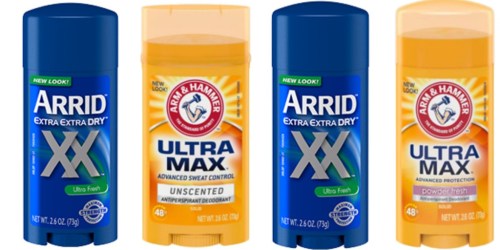 $1/1 Arrid or Arm & Hammer UltraMax Deodorant Coupon = ONLY 99¢ at Rite Aid