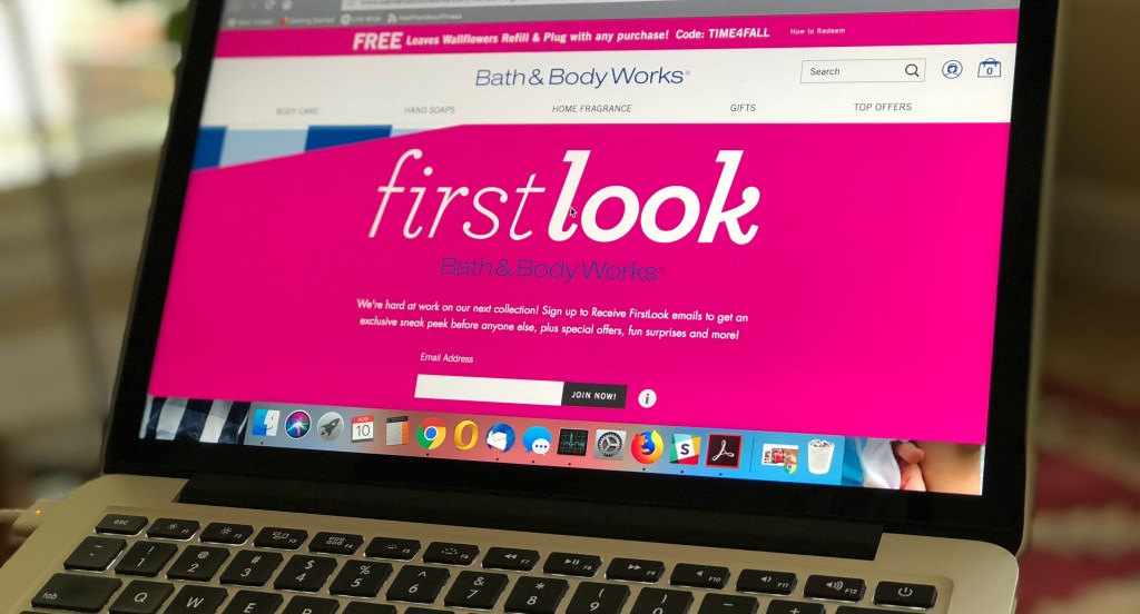 bath & body works first look