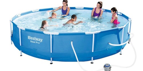 Kohl’s.com: Bestway Steel Pro 12′ x 30″ Frame Pool Just $67.99 (Regularly $249.99)