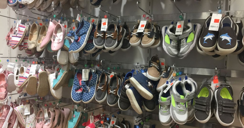 carter's infant shoes on hooks in kohls
