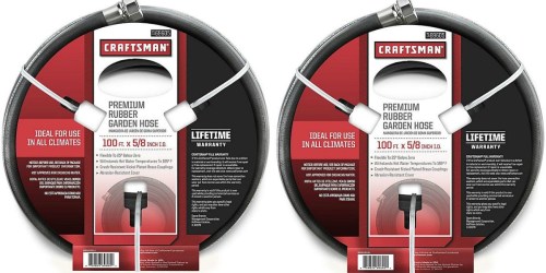 Kmart.com: Craftsman 100′ All-Rubber Garden Hose Just $32.99 (Regularly $59.99)