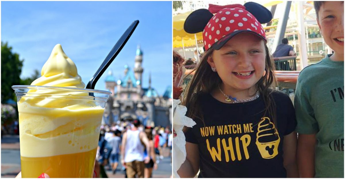 Disney's pineapple whip and kids at Disney