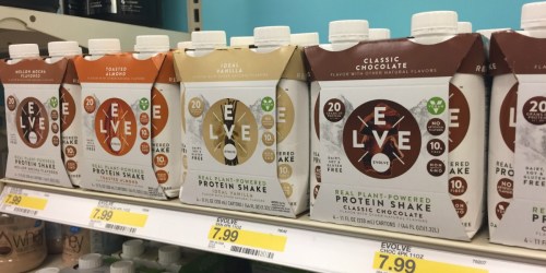 Target Shoppers! 50% Off Evolve Protein Shakes