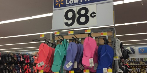Walmart: 98¢ Flip-Flops & More