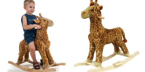 Happy Trails Giraffe Plush Rocking Animal Only $36.49 Shipped