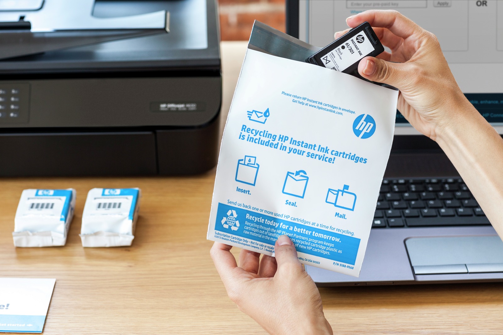 10 ways to save big on printer ink and toner – HP instant ink envelope mailer