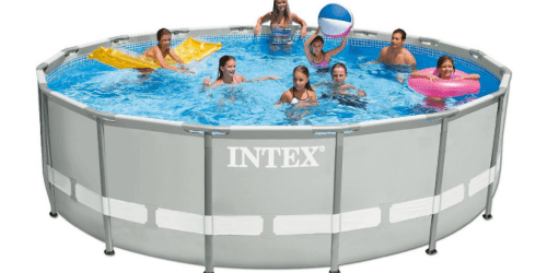 Intex 15′ X 48″ Above Ground Pool w/ Filter Only $300 (Compare to $600+)