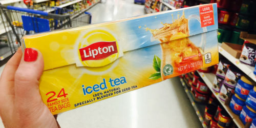 Walmart: Lipton Family Size Iced Tea Bags 24-Count Only 96¢ (After Cash Back)