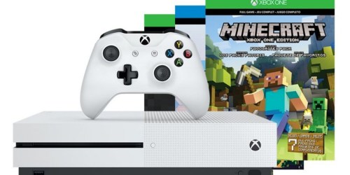 Xbox One S 500GB Console Minecraft Bundle Only $184.99 Shipped (Regularly $299.99)