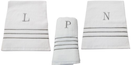 Target.com: Monogrammed Hand Towels Only $3 (Reg. $11.99)