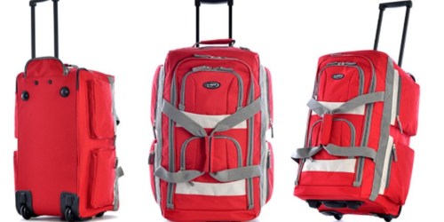 Amazon: Olympia Luggage 22″ Rolling Duffel Bag ONLY $18 (Carry-On Bag w/ Awesome Reviews)