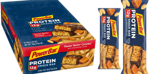 Amazon Prime: PowerBar Peanut Butter Caramel Protein Bars 15-Pack ONLY $8.68 Shipped