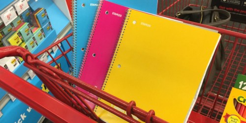 Staples School Supply Deals Starting 7/14 (+ $5 Off $25 Purchase)