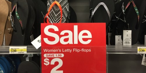 Target: Women’s Flip Flops ONLY $2