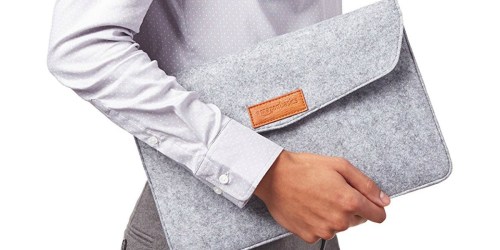 AmazonBasics 11″ Felt Laptop Sleeve Only $1.96 – Regularly $10 (Add-On Item)