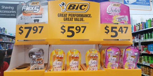 *HOT* $4/1 BIC Razor Coupons = 2-Count Packs Just $1.47 at Walmart & More