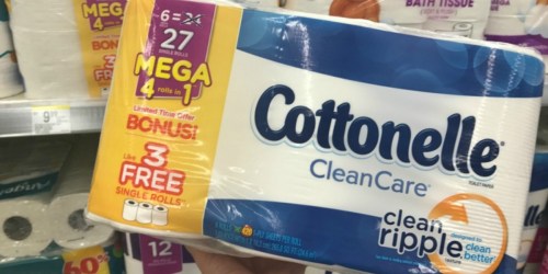 TWO New $1/1 Cottonelle Product Coupons = 6 MEGA Rolls Bath Tissue Only $2.49 at Walgreens