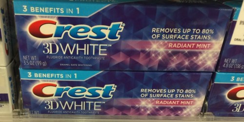 High Value $2/1 Crest Toothpaste Coupon = Better Than FREE at Rite Aid After Points + More