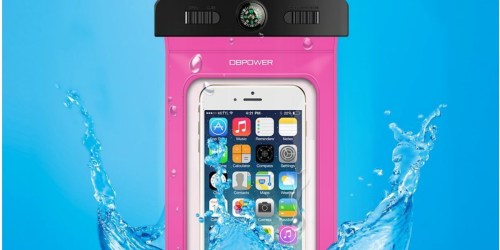 Amazon: DBPOWER Universal Waterproof Phone Case Only $2.99 (Regularly $9.99)