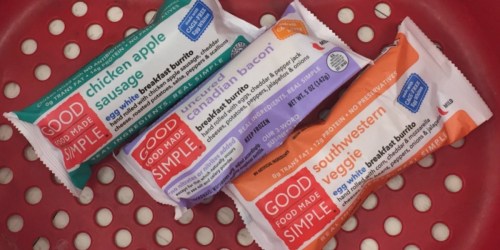 Target: Good Food Made Simple Breakfast Burritos ONLY 29¢ (Regularly $1.99) + More
