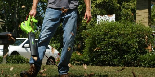 Walmart: Greenworks Single Speed Handheld Electric Blower Only $15.25
