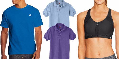 Champion & Hanes = Free Shipping on ALL Orders –> Kid’s EcoSmart Polos $4.99 Shipped & More