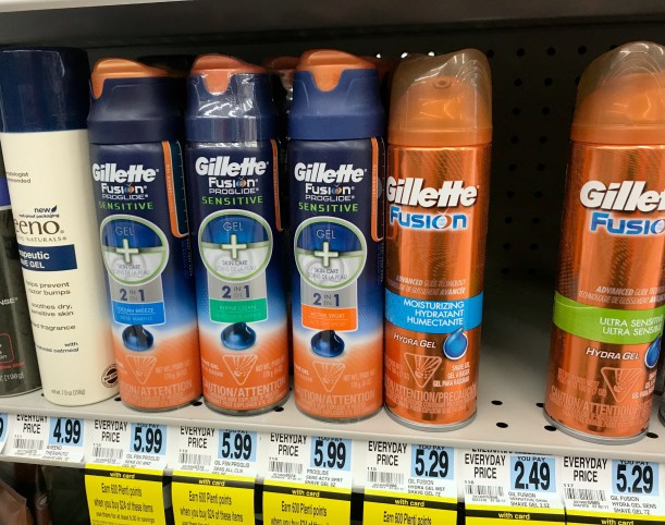 Rite Aid Gillette Shave Preps