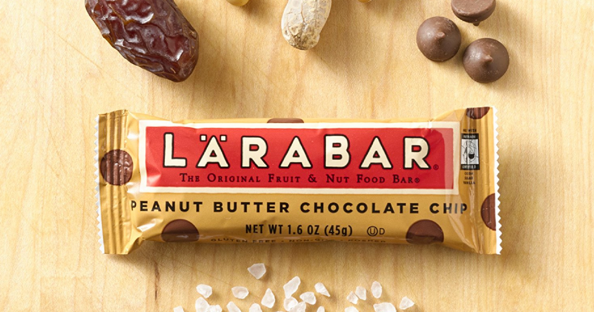 a peanut butter chocolate chip Larabar