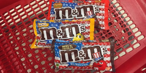 New $1.50/2 M&M’s Coupon = Just 29¢ Per LARGE 11 Oz Bag At Target (Regularly $3 Each)