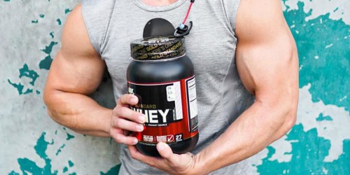 Amazon: Optimum Nutrition 100% Whey Protein Powder 5lb Just $44.07 Shipped + More