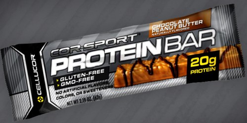 Cor-Sport Chocolate Peanut Butter Protein Bars 50-Count Pack Only $23.90 (Just 48¢ Each)