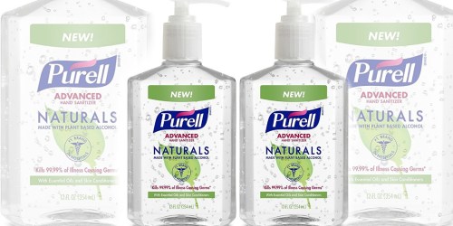 Amazon: 2-Pack Purell Hand Sanitizer Naturals 12oz Bottles Only $5.68 Shipped (Just $2.84 Each)