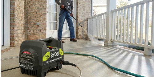 Home Depot: Ryobi Electric Pressure Washer Only $67.97 Shipped (Regularly $99)