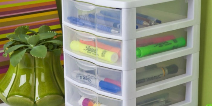 Walmart: 4 Pack Sterilite 5-Drawer Units Only $13.87 (Just $3.47 Each)