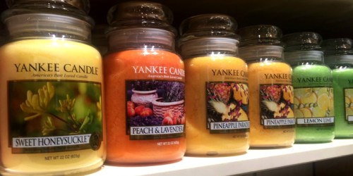 Large Yankee Candles ONLY $10 (Regularly $27.99)
