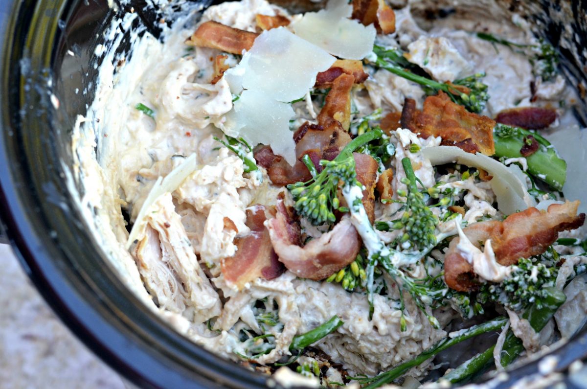 Cream Cheese Chicken recipe in a slow cooker