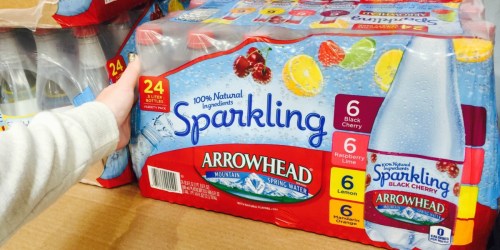 Costco: Arrowhead Sparkling Spring Water 24-Packs Just $5.99 (Only 25¢ Per Bottle)