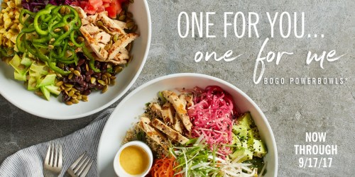 California Pizza Kitchen: Buy 1 Power Bowl Get 1 FREE