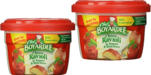 Amazon: Chef Boyardee 12-Pack Ravioli Microwavable Bowls Only $6.73 Shipped (Just 56¢ Each!)